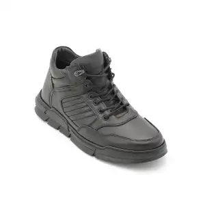 PRX 2305 Hakiki Deri Erkek Bot Siyah