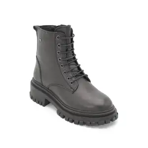 SRK 66681 Hakiki Deri  Bayan Postal Siyah