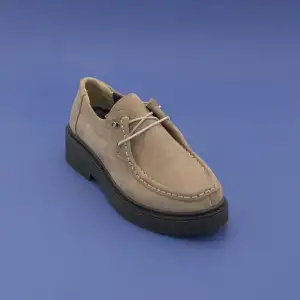 WLD 1000 Hakiki Deri  Bayan Ayakkabı Kum Nubuk