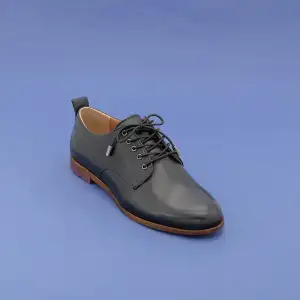 WST 3018 Hakiki Deri  Günlük Bayan Ayakkabı Siyah