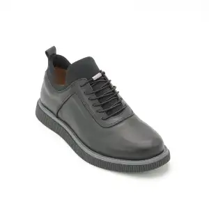 WST 890 Hakiki Deri Casual Erkek Ayakkabı Siyah