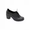 160 ELM Hakiki Deri Günlük Bayan Ayakkabı Siyah