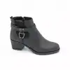 828 MRK Hakiki Deri Bayan Bot Siyah