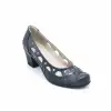 2640 Klasik Bayan Ayakkabı Lacivert 6 cm