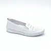 7232 Pepita Hakiki Deri Comford Bayan Ayakkabı Beyaz