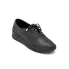 45013 GLA Hakiki Deri Günlük Bayan Ayakkabı Siyah
