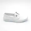 7351 Pepita Hakiki Deri Comford Bayan Ayakkabı Beyaz