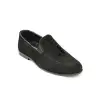 3425 Pepita Erkek Loafer Ayakkabı Siyah Süet