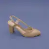 809 SRF Bayan Klasik Ayakkabı 8 cm Ten