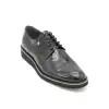 2928 Fosco Hakiki Deri Erkek Ayakkabı Siyah Rugan Eva