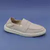 950 DMT Hakiki Deri Erkek Ayakkabı Bej Loafer