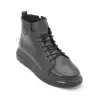 Pepita 5322 Hakiki Deri Boost Taban Erkek Bot Siyah
