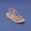 SRK 35250 Taş Bantlı Bayan Sandalet Rose