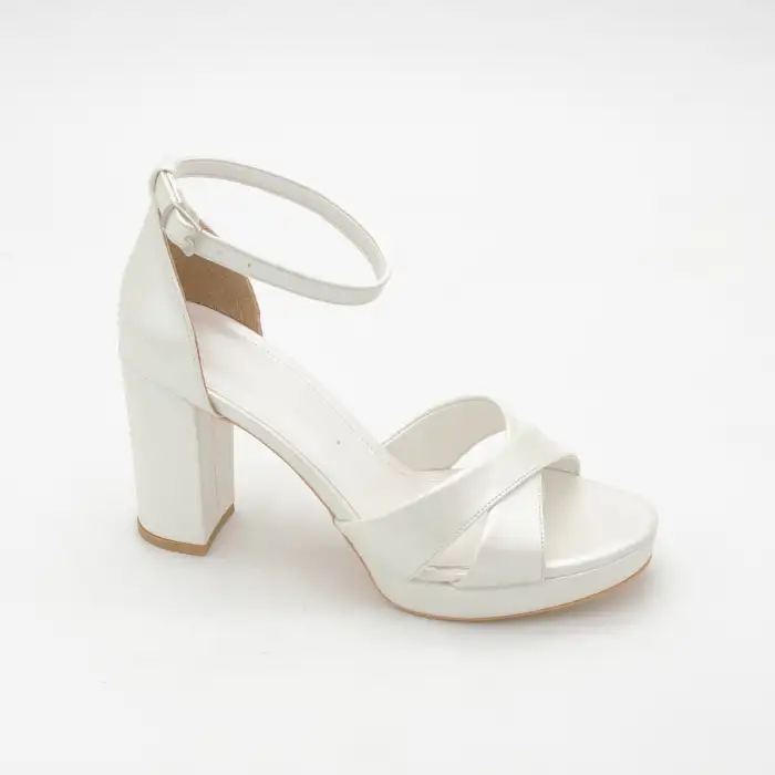 014 BNO Abiye Bayan Ayakkabı 9 cm Sedef