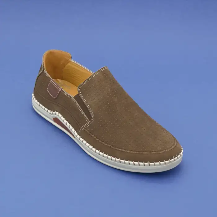 1001 Metin Hakiki Deri Erkek Ayakkabı Kahve