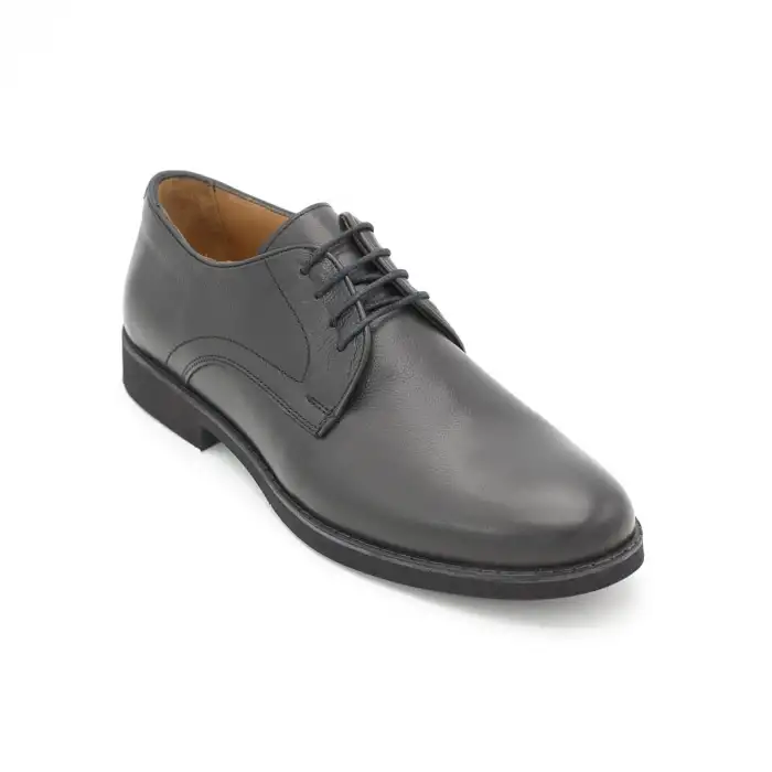 1554 SRK Hakiki Deri Erkek Ayakkabı Siyah Cilt