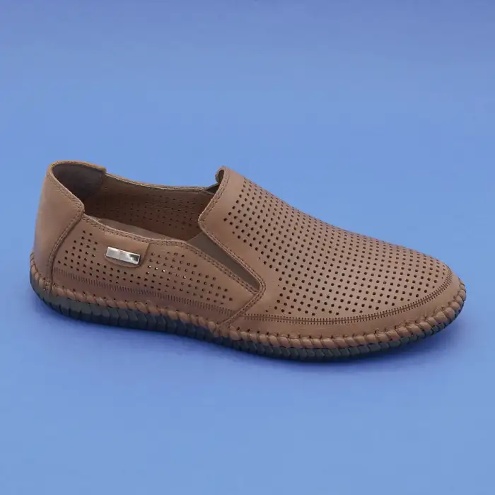 176 RVN Hakiki Deri Erkek Ayakkabı Taba