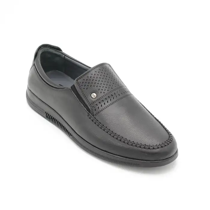 2003 KRC Hakiki Deri Erkek Ayakkabı Siyah