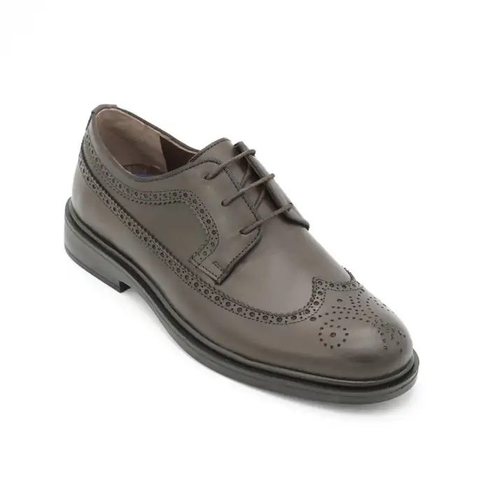 2054 AFL Hakiki Deri Erkek Ayakkabı Kahve