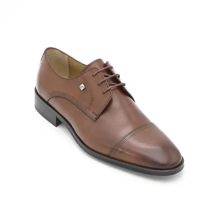 2886 Fosco Hakiki Deri Erkek Ayakkabı Taba