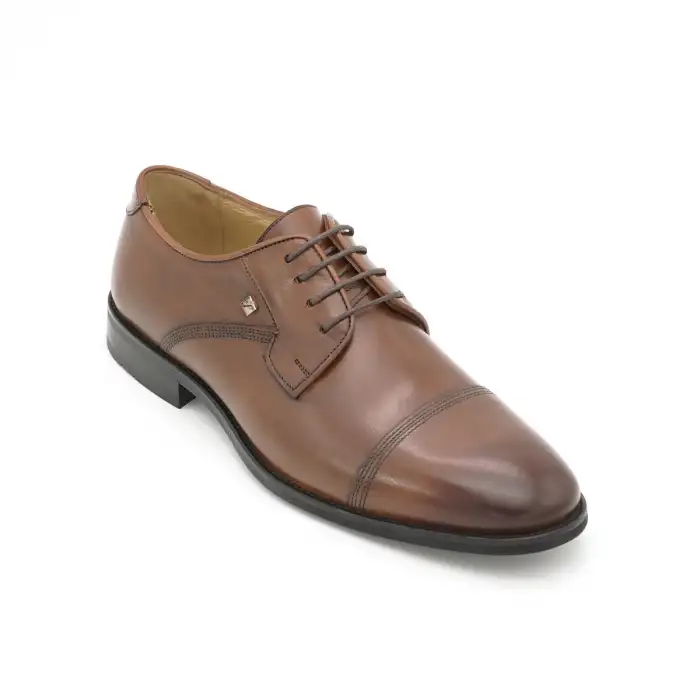 2948 Fosco Hakiki Deri Erkek Ayakkabı Taba