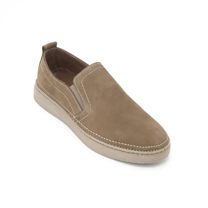 300 RVN Hakiki Deri Erkek Ayakkabı Kum Nubuk