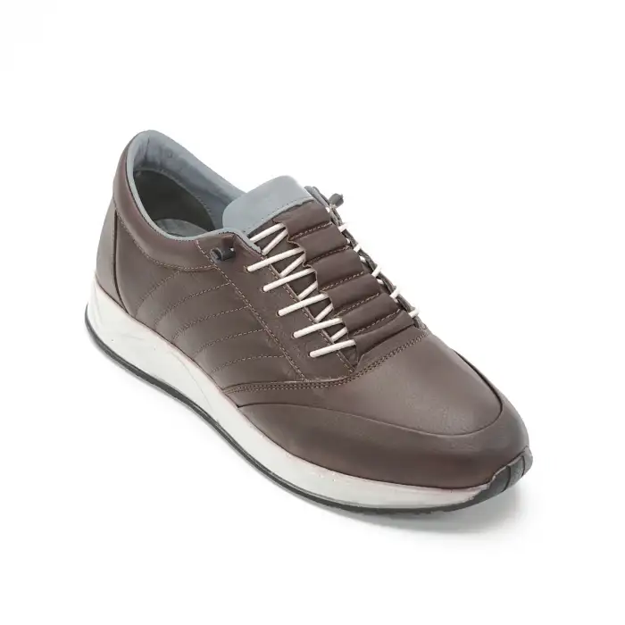 304 SYR Erkek Hakiki Deri Ayakkabı Kahve Poli