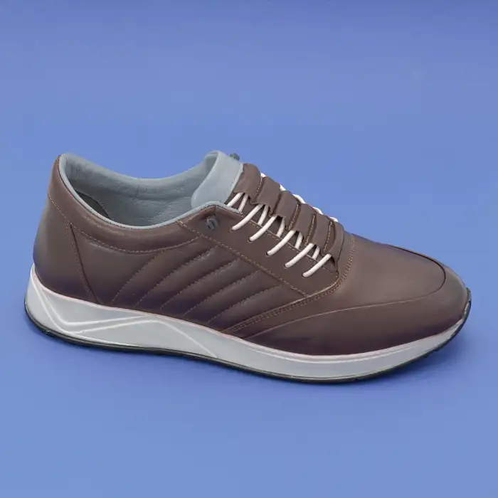 304 SYR Erkek Hakiki Deri Ayakkabı Kahve Poli