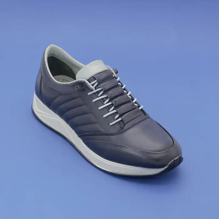 304 SYR Erkek Hakiki Deri Ayakkabı Lacivert Poli