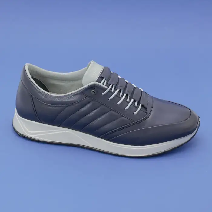 304 SYR Erkek Hakiki Deri Ayakkabı Lacivert Poli