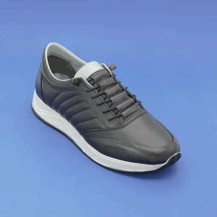 304 SYR Erkek Hakiki Deri Ayakkabı Siyah Poli