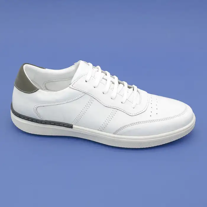 342 FTF Hakiki Deri Erkek Ayakkabı Beyaz