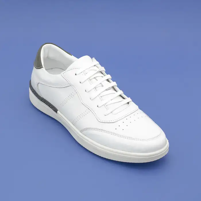 342 FTF Hakiki Deri Erkek Ayakkabı Beyaz