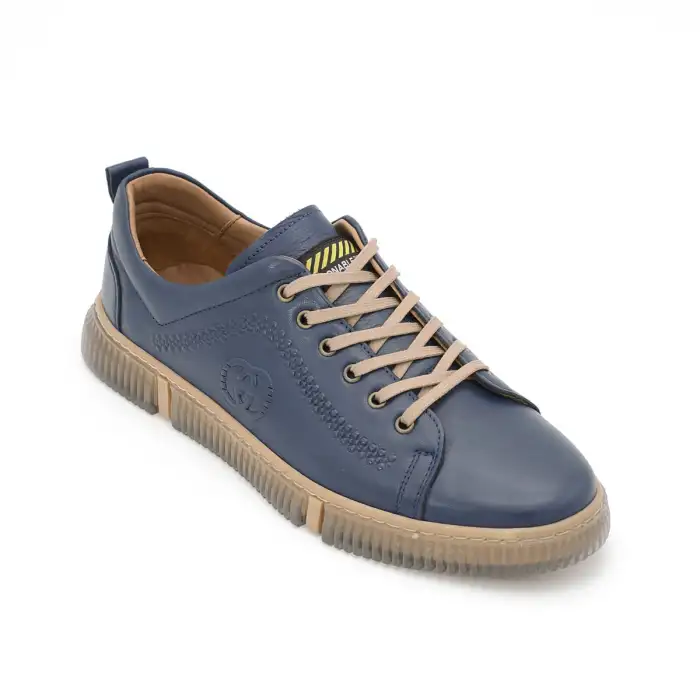 3781 LFG Hakiki Deri Erkek Ayakkabı Lacivert