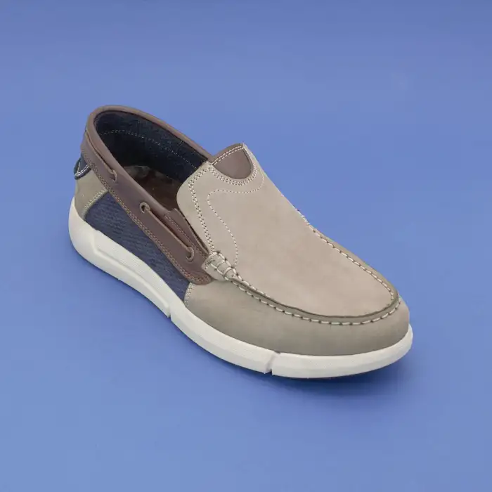 402 FTF Hakiki Deri Erkek Ayakkabı Kum Nubuk