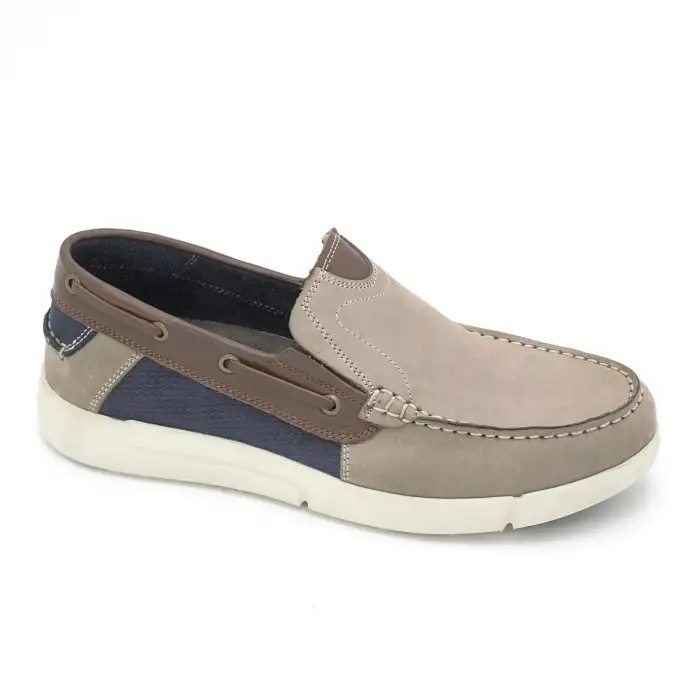 402 FTF Hakiki Deri Erkek Ayakkabı Kum Nubuk