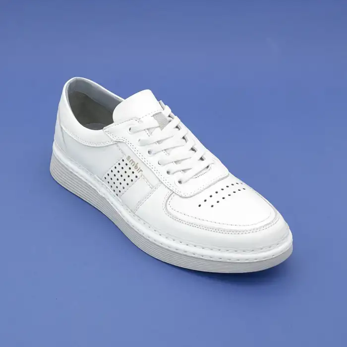 4801 BRO Erkek Hakiki Deri Ayakkabı Beyaz