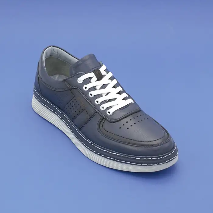 4801 BRO Erkek Hakiki Deri Ayakkabı Lacivert