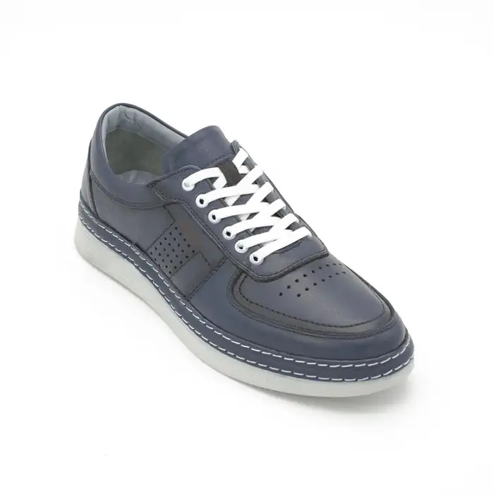 4801 BRO Erkek Hakiki Deri Ayakkabı Lacivert