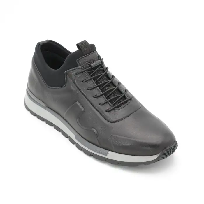 5333 Pepita Kışlık Casual Erkek Ayakkabı Siyah