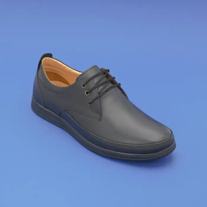 553 Metin Hakiki Deri Erkek Ayakkabı Siyah