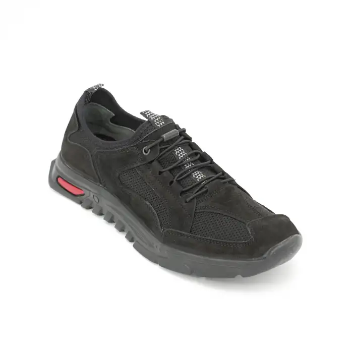 5873 Pepita Hakiki Deri Erkek Ayakkabı Siyah