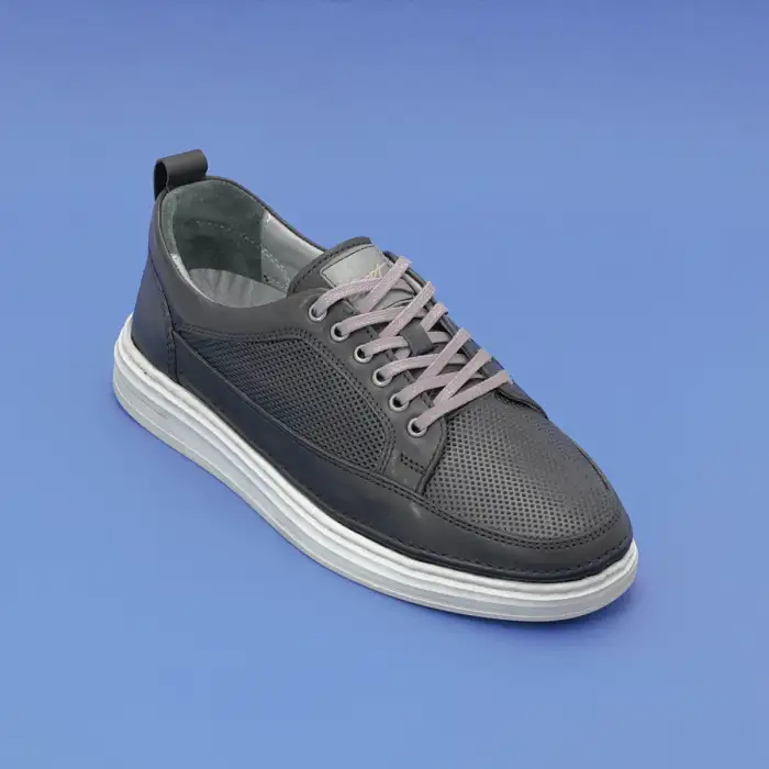 6227 Pepita Hakiki Deri Erkek Ayakkabı Siyah