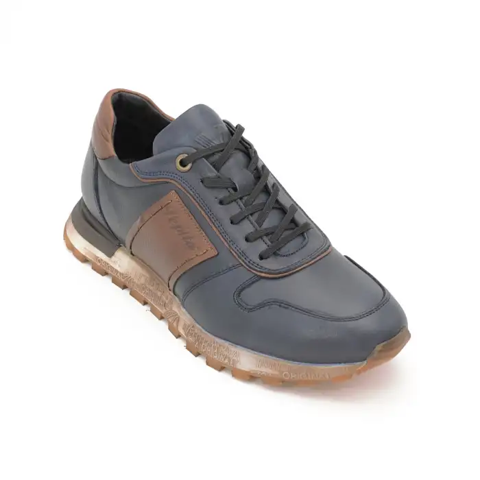 6428 Pepita Kışlık Casual Erkek Ayakkabı Lacivert