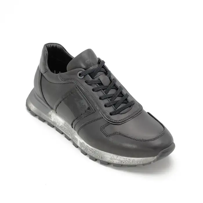 6428 Pepita Kışlık Casual Erkek Ayakkabı Siyah