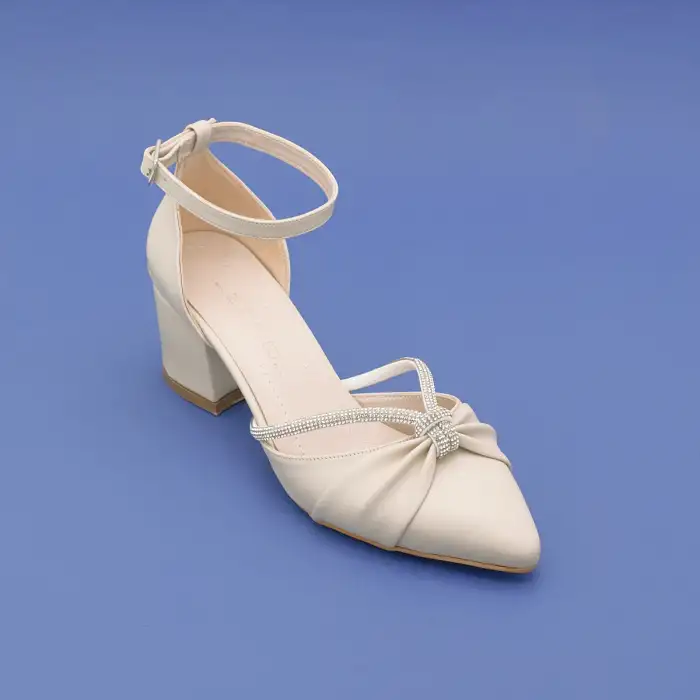 700 BNO Abiye Bayan Ayakkabı 5,5 cm Ten