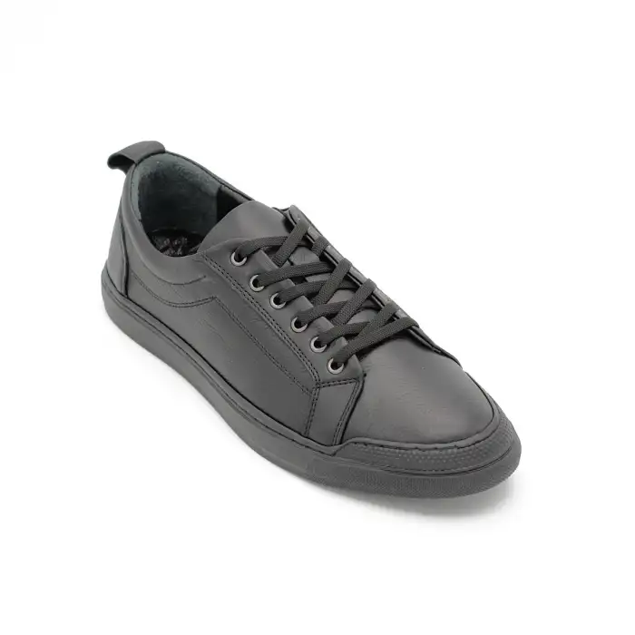 9822 Fosco Hakiki Deri Erkek Ayakkabı Siyah