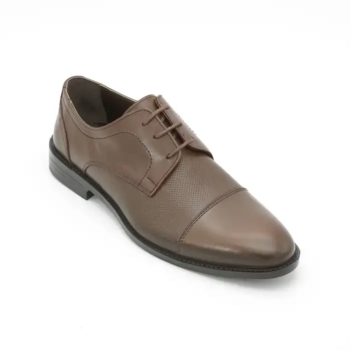 Brown İnci Hakiki Deri Erkek Ayakkabı Kahve