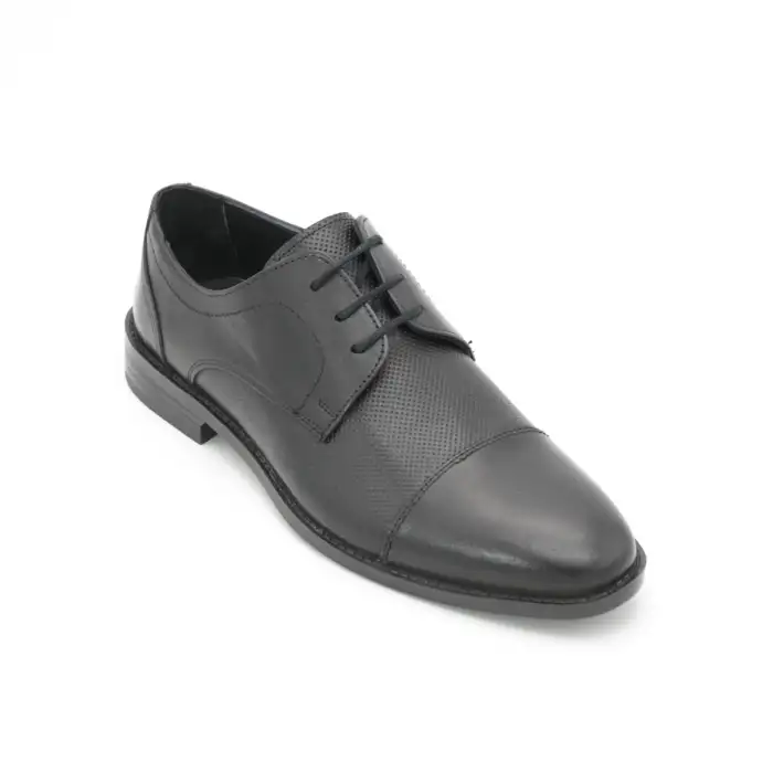 Brown İnci Hakiki Deri Erkek Ayakkabı Siyah