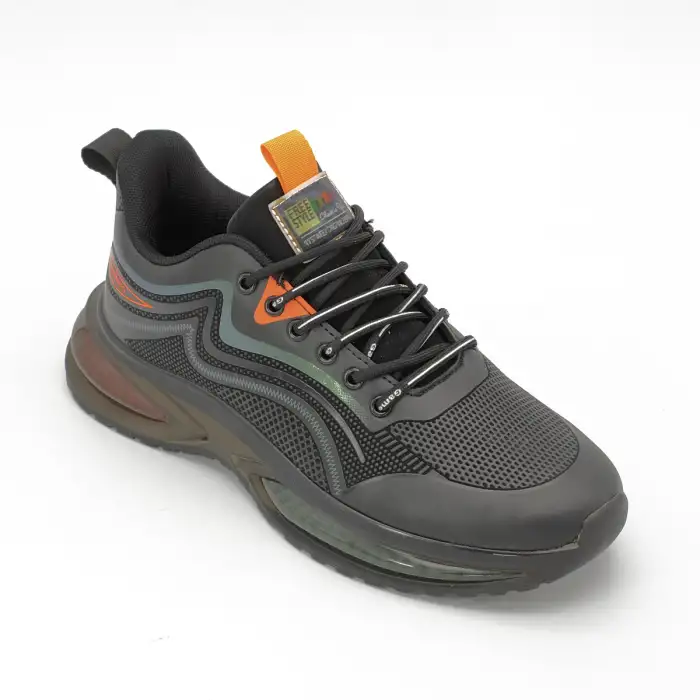 Crazy GAMELU Erkek Spor Ayakkabı Siyah-Oranj